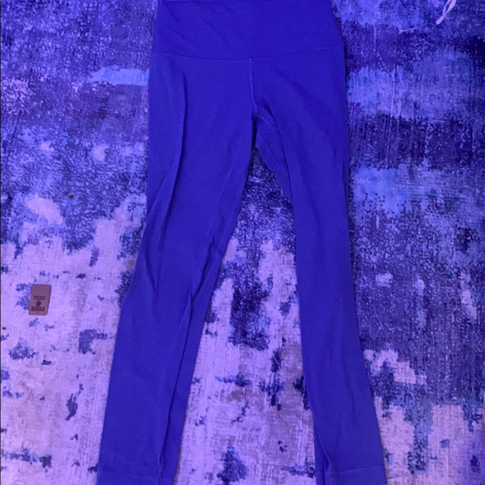 Blue Lululemon leggings